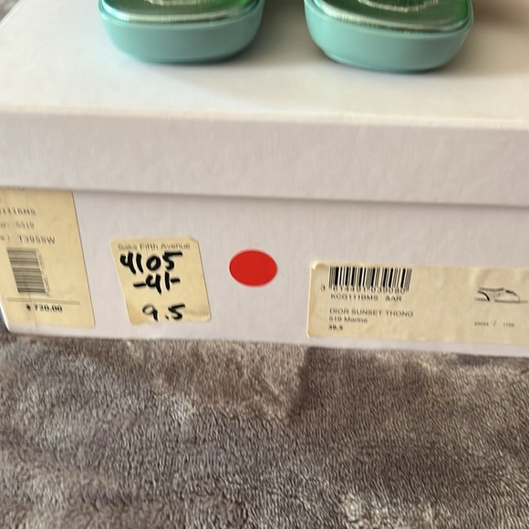 DIOR sandals Sunset thong $495 size 9,5 - Picture 10 of 11